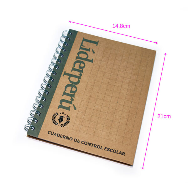 Cuaderno de Control Ecológico A5, Gráfica Garcia, Lima - Perú