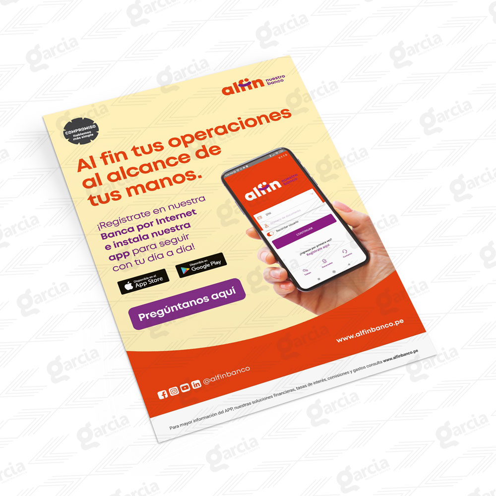 Afiches Poster Publicitarios Promocionales Imprenta Gráfica Garcia Lima Perú