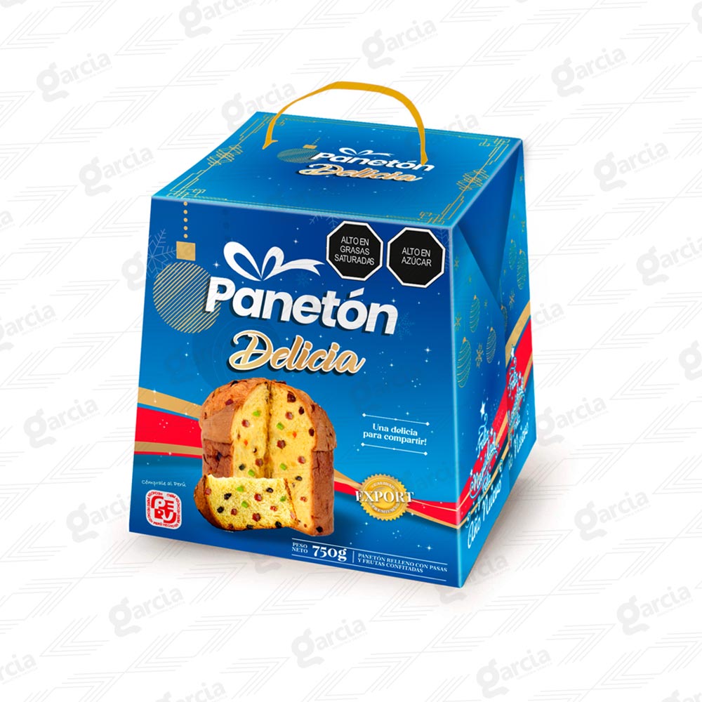 Caja Panetón Imprenta Grafica Garcia Lima Perú