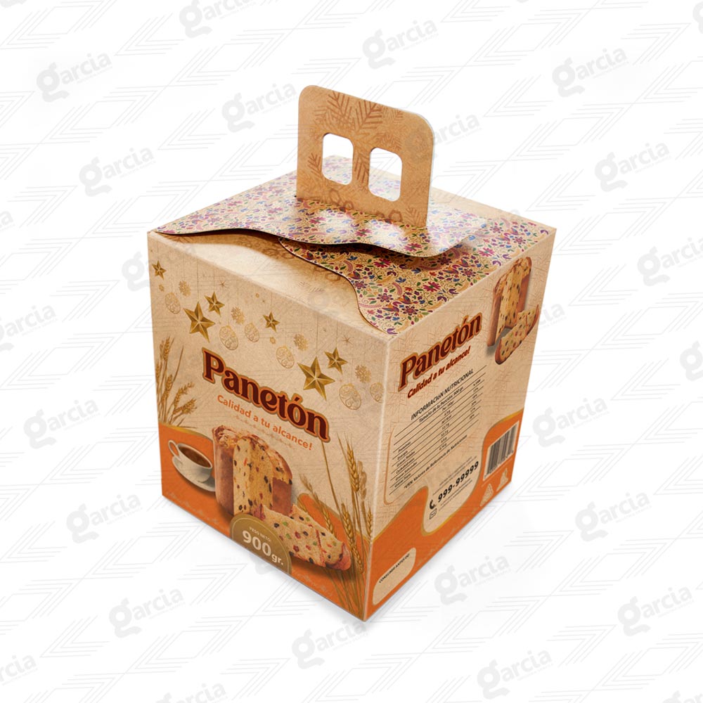 Caja Panetón Ecológico Imprenta Grafica Garcia Lima Perú
