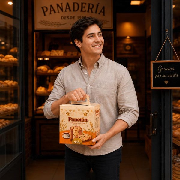 Caja Panetón Ecológico Imprenta Grafica Garcia Lima Perú
