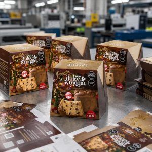Caja para Panetoncito Imprenta Gráfica Garcia Lima Perú