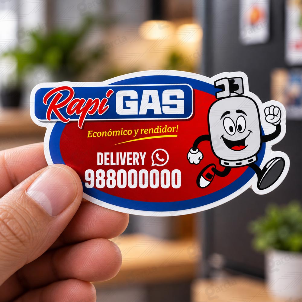 Imantado Publicitario Personalizado Imprenta Gráfica Garcia Lima Perú