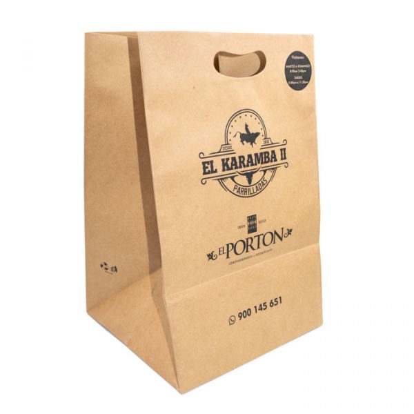 bolsas de papel kraft por mayor ene imprenta garcia