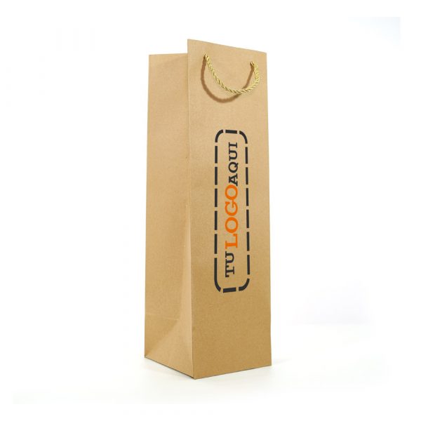 bolsa kraft papra botellas imprenta garcia lima