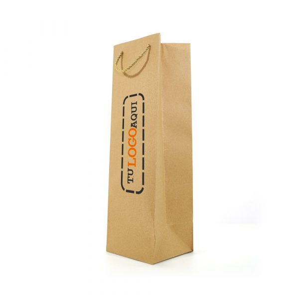 bolsa kraft papra botellas imprenta garcia lima
