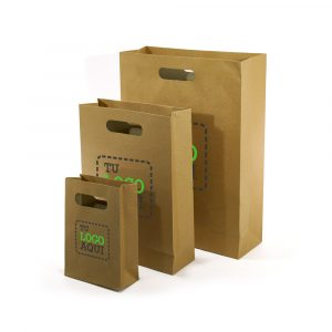 Bolsa papel ecológico kraft en imprenta grafica garcia lima perú