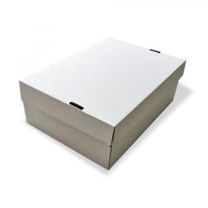 caja de zapatos duplex blanco imprenta grafica garcia