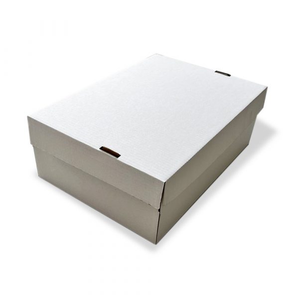 caja de zapatos duplex blanco imprenta grafica garcia