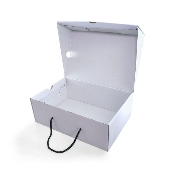 caja maletín de cartón en imprenta garcia