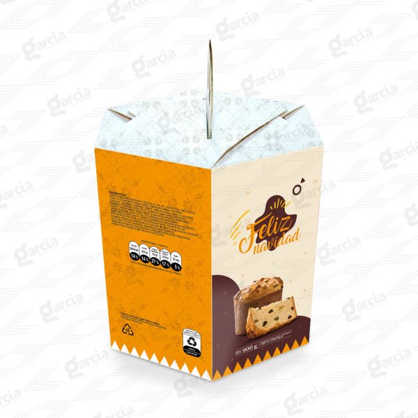 caja paneton hexagonal imprenta grafica garcia lima peru