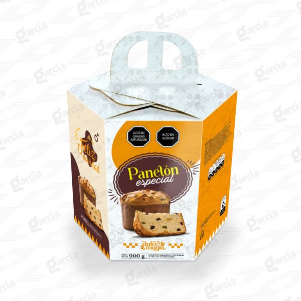 caja paneton hexagonal imprenta grafica garcia lima peru