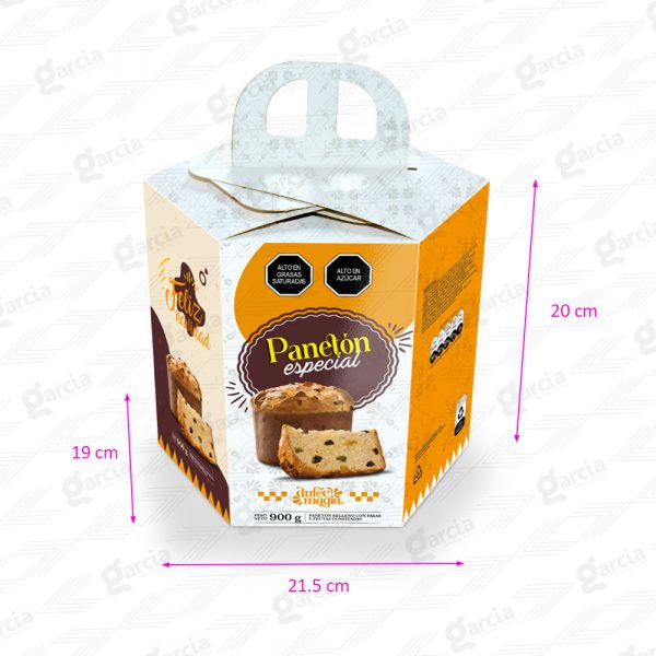 caja paneton hexagonal imprenta grafica garcia lima peru