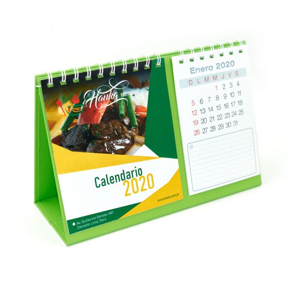 calendario de mesa personalizado imprenta grafica garcia Lima Perú
