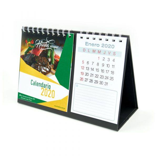 calendario de escritorio personalizado imprenta garcia lima perú