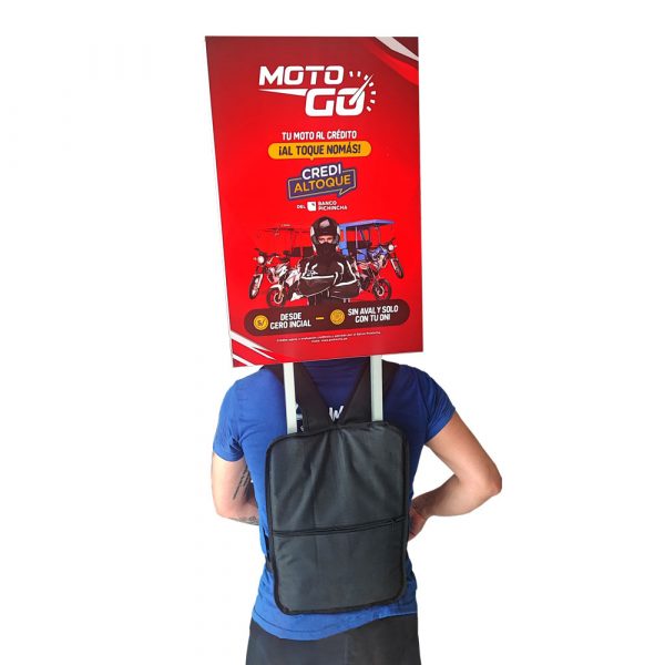 Mochila Movil Publicitario Imprenta Gráfica Garcia Lima Perú