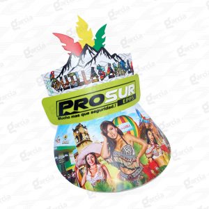 Visera de Cartón Publicitario Imprenta Grafica Garcia Lima Peru