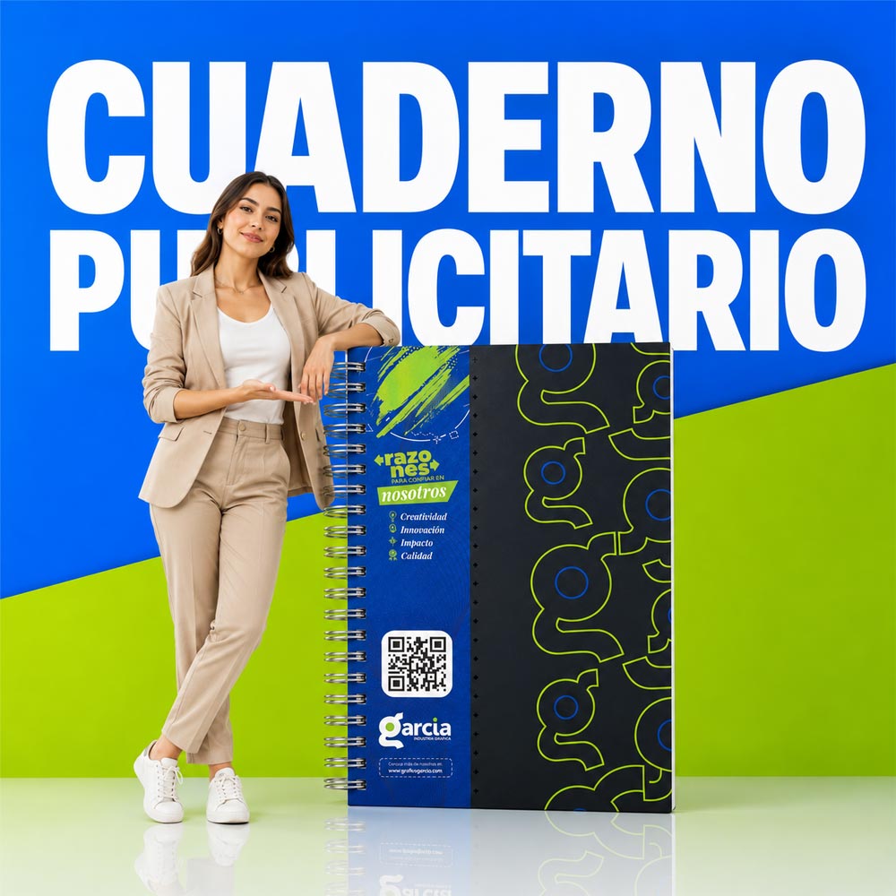 Imprenta Grafica Garcia Cuadernos anillados publicitarios Lima Perú