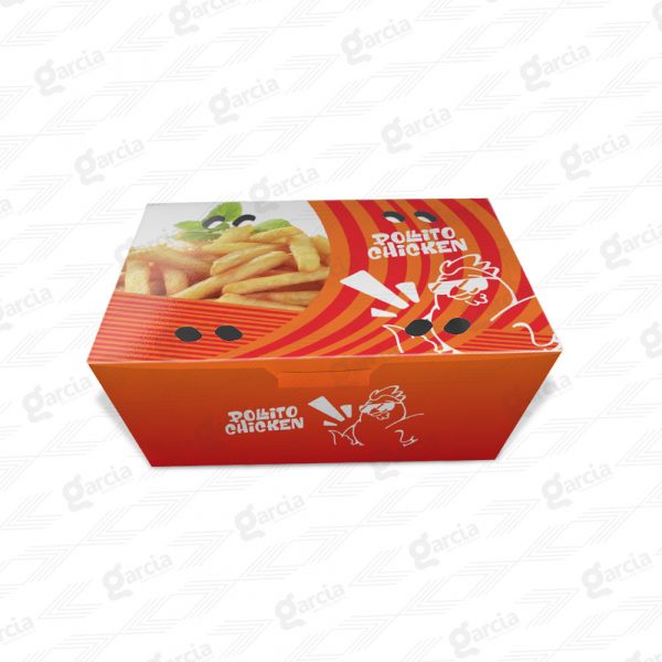 Caja para papas fritas Imprenta Grafica Garcia Lima Perú