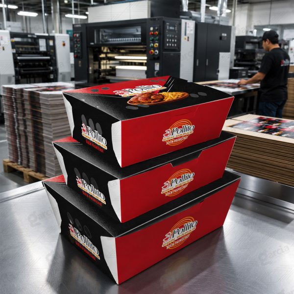 Caja de pollo a la brasa Imprenta Grafica Garcia Lima Perú