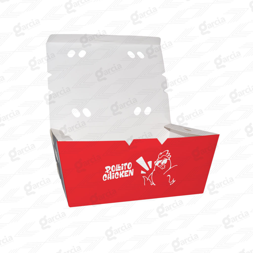 Caja de pollo a la brasa Imprenta Grafica Garcia Lima Perú