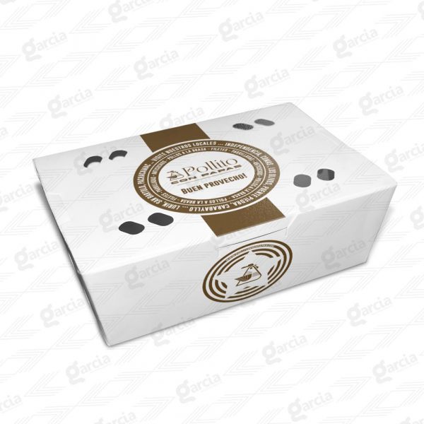 Caja de pollo a la brasa Imprenta Grafica Garcia Lima Perú