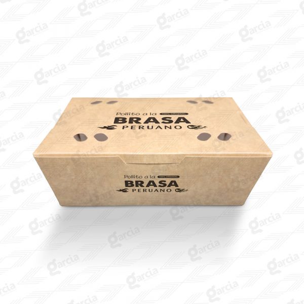 Caja de pollo a la brasa Imprenta Grafica Garcia Lima Perú