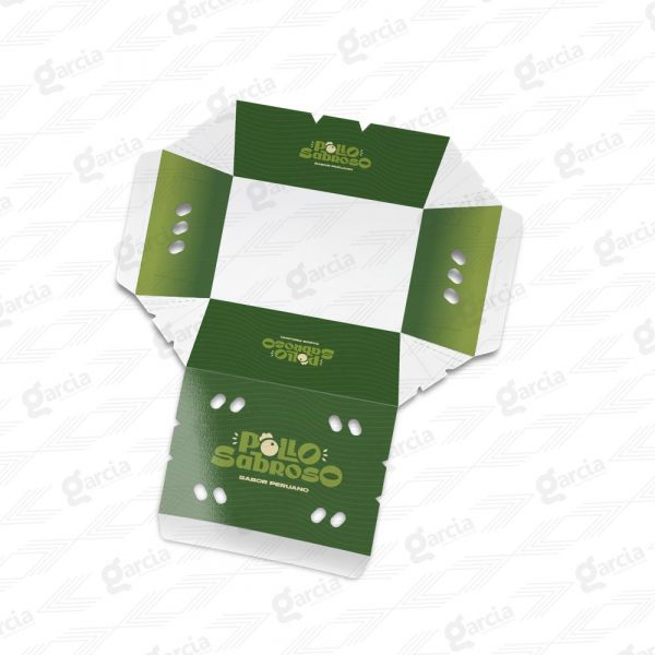 Caja de pollo a la brasa Imprenta Grafica Garcia Lima Perú