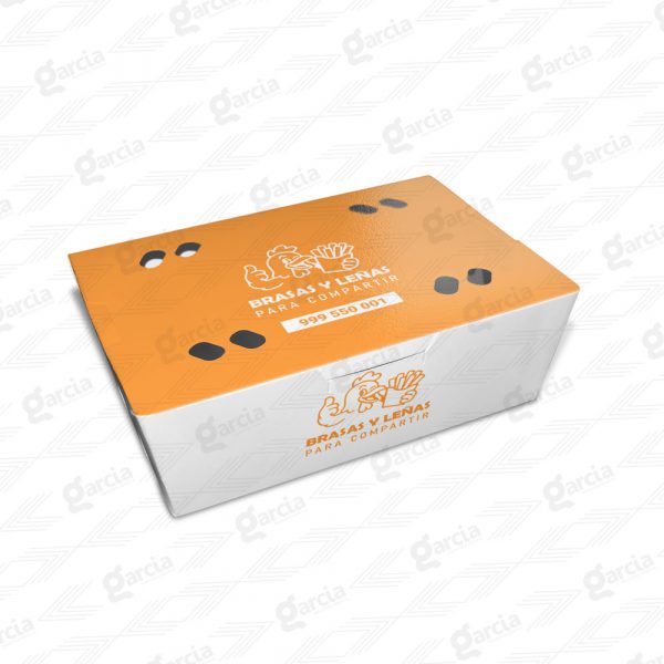 Caja de pollo a la brasa Imprenta Grafica Garcia Lima Perú