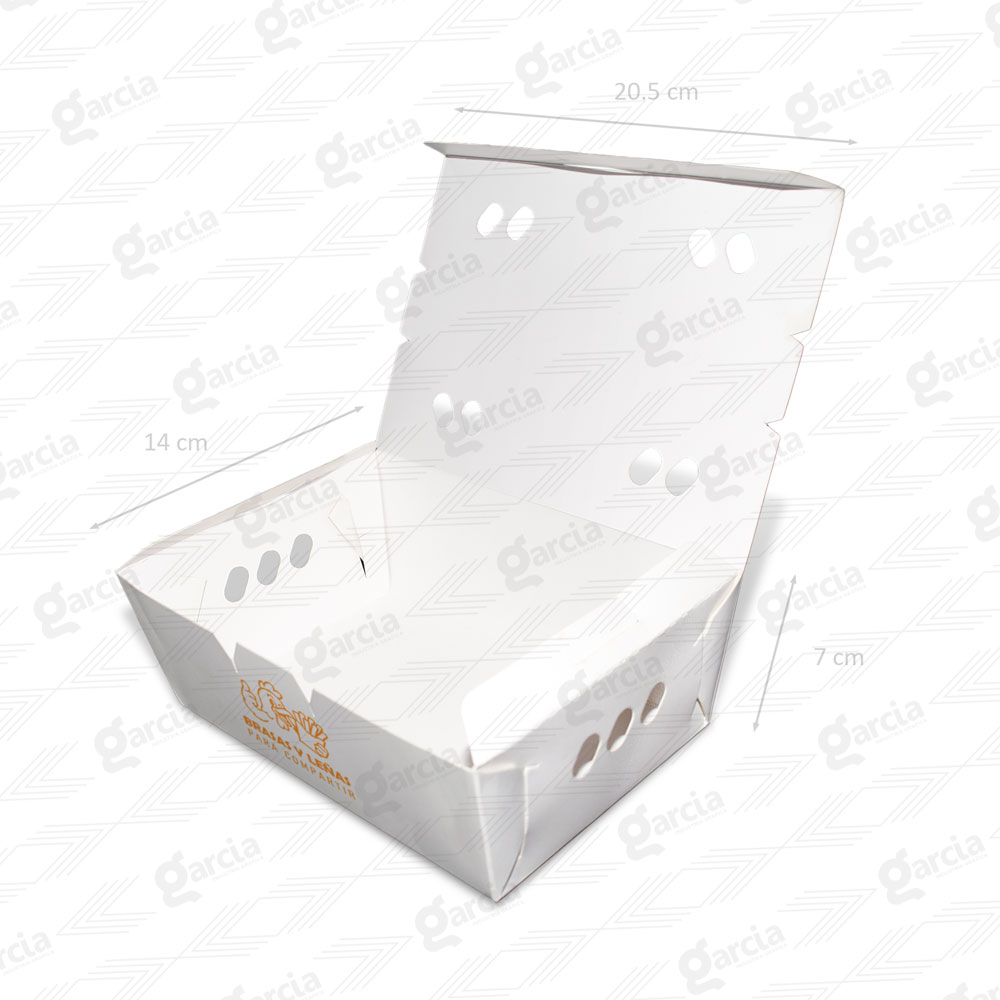 Caja de pollo a la brasa Imprenta Grafica Garcia Lima Perú
