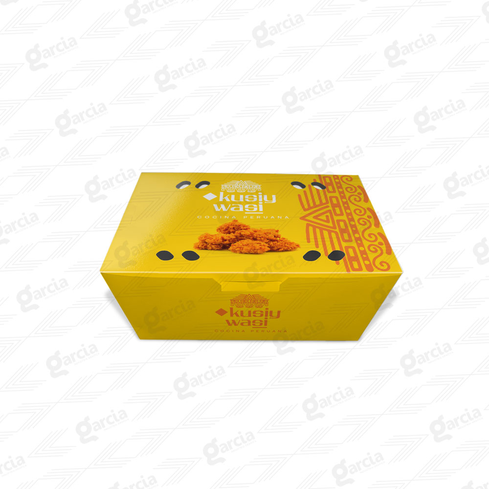 Caja para pollo broaster Imprenta Grafica Garcia Lima Perú