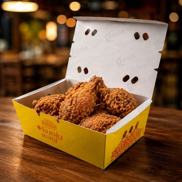 Caja para pollo broaster Imprenta Grafica Garcia Lima Perú