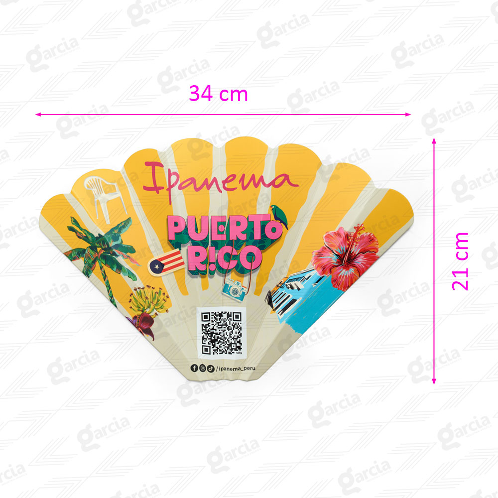 Abanico Promocional Publicitario Imprenta Gráfica Garcia Lima Perú