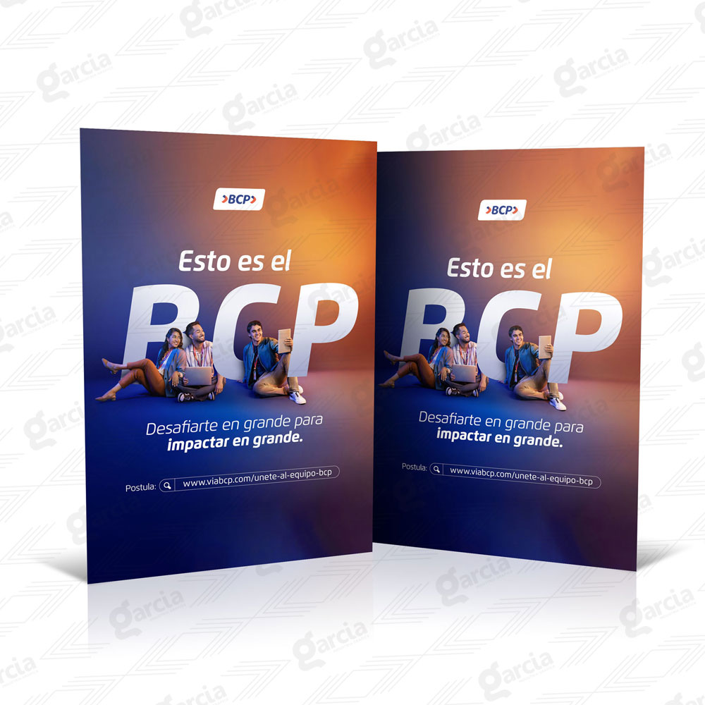 Afiches Poster Publicitarios Promocionales Imprenta Gráfica Garcia Lima Perú