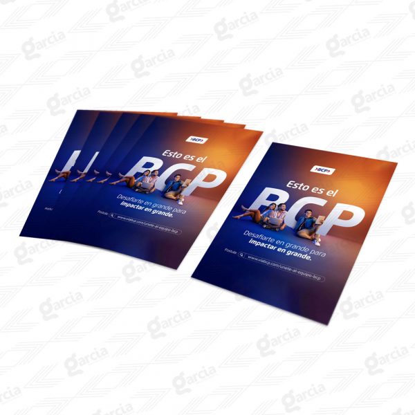 Afiches Poster Publicitarios Promocionales Imprenta Gráfica Garcia Lima Perú