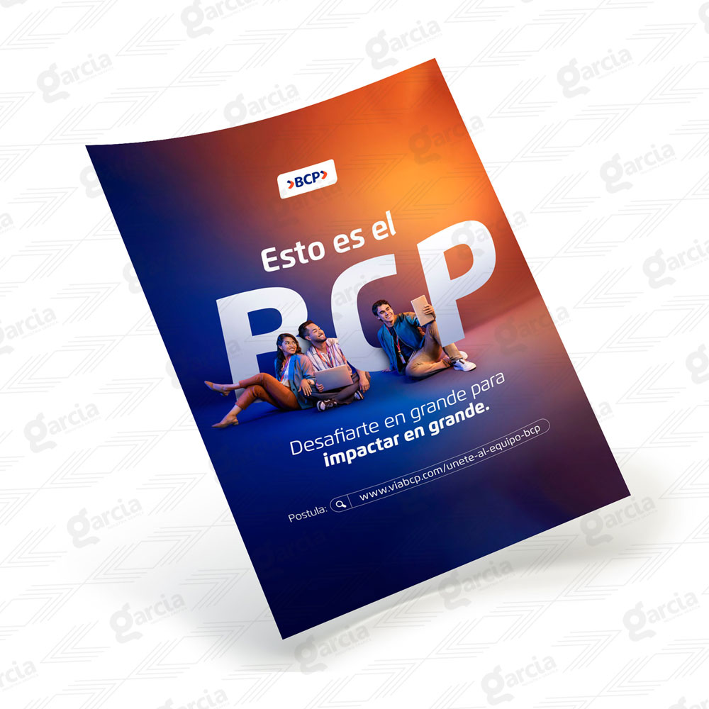 Afiches Poster Publicitarios Promocionales Imprenta Gráfica Garcia Lima Perú
