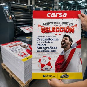 Afiches Poster Publicitarios Promocionales Imprenta Gráfica Garcia Lima Perú