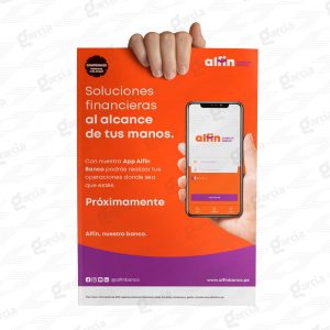 Afiches Poster Publicitarios Promocionales Imprenta Gráfica Garcia Lima Perú