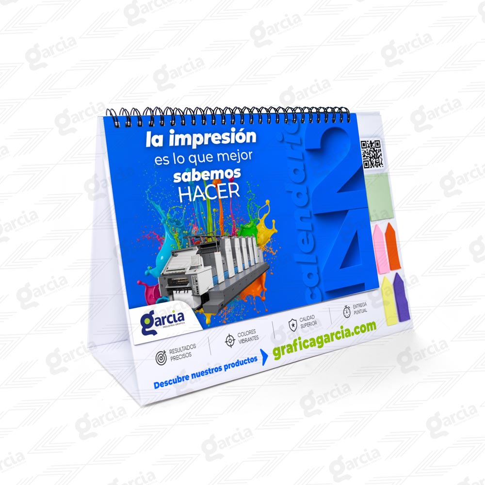 Calendario de Escritorio Ejecutivo Imprenta Gráfica Garcia Lima Perú