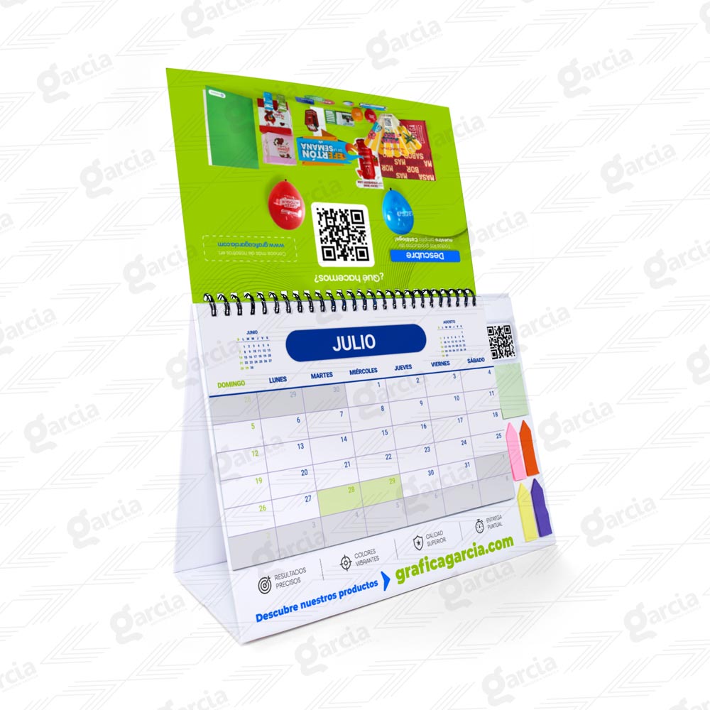 Calendario de Escritorio Ejecutivo Imprenta Gráfica Garcia Lima Perú