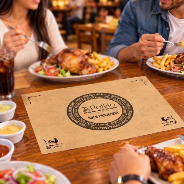 Individuales Promocionales Publicitarios Ecológicos Imprenta Gráfica Garcia Lima Perú