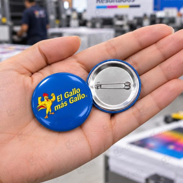 Pin Publicitario Imprenta Gráfica Garcia Lima Perú
